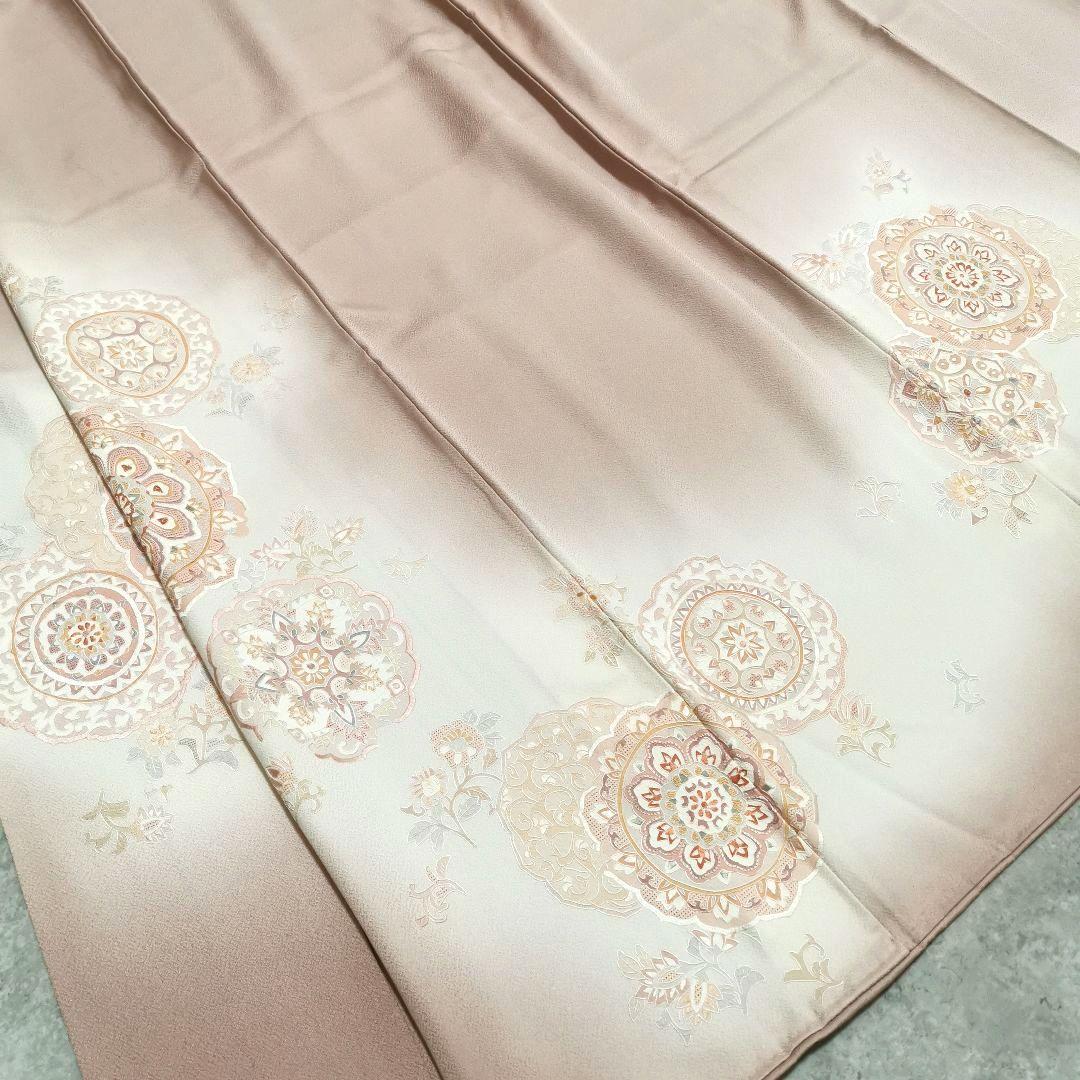 【蘇州刺繍】総刺繍 と豪華染め 付け下げ