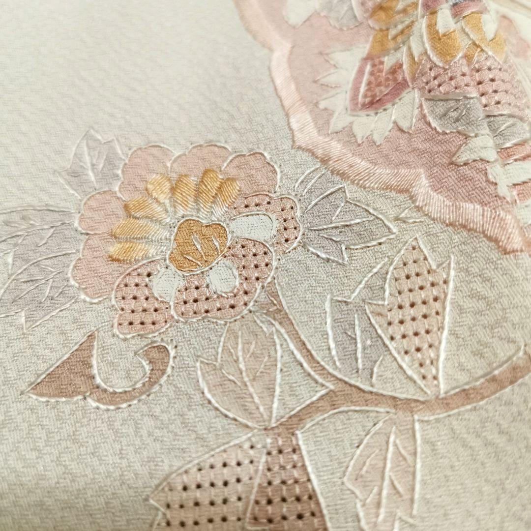 【蘇州刺繍】総刺繍 と豪華染め 付け下げ