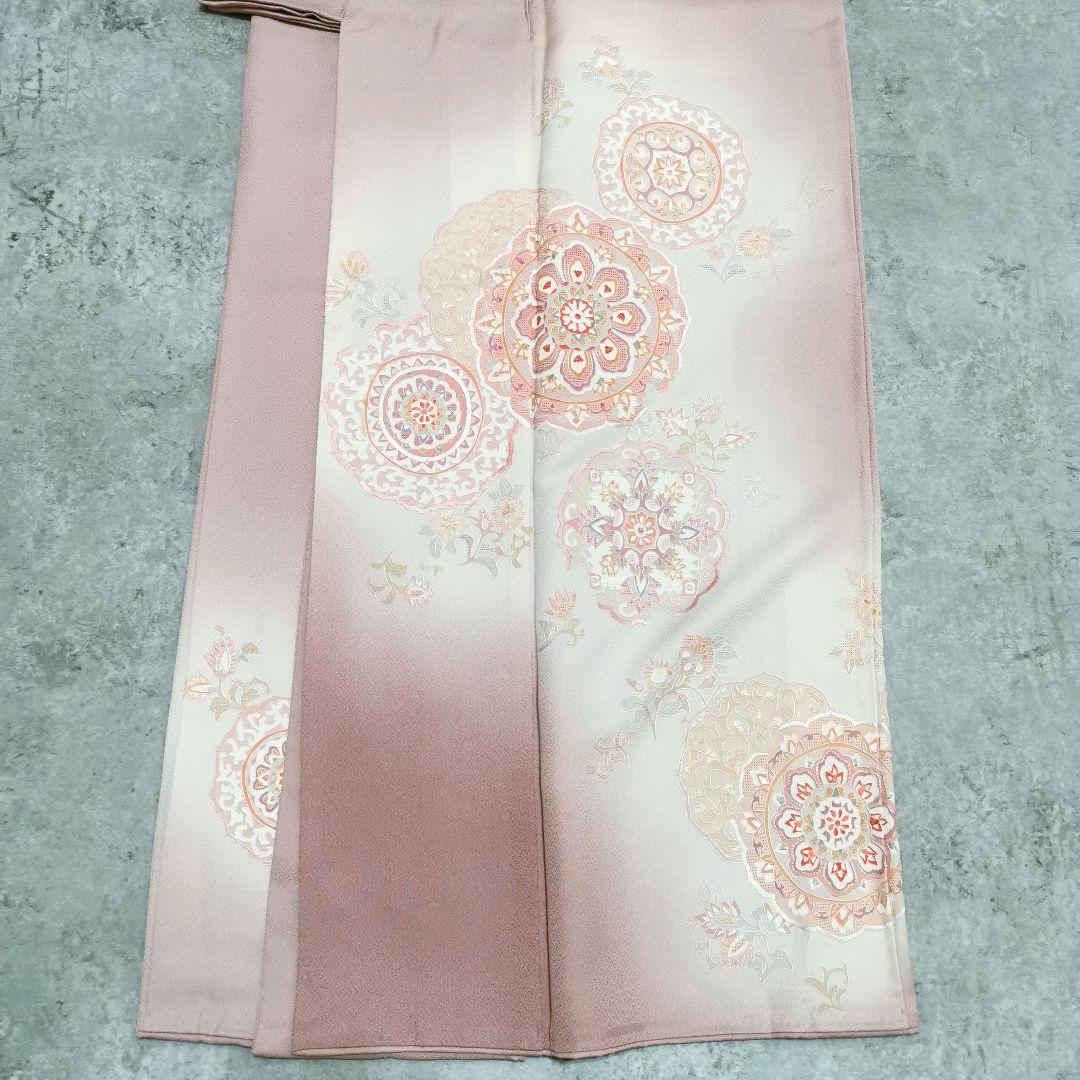 【蘇州刺繍】総刺繍 と豪華染め 付け下げ