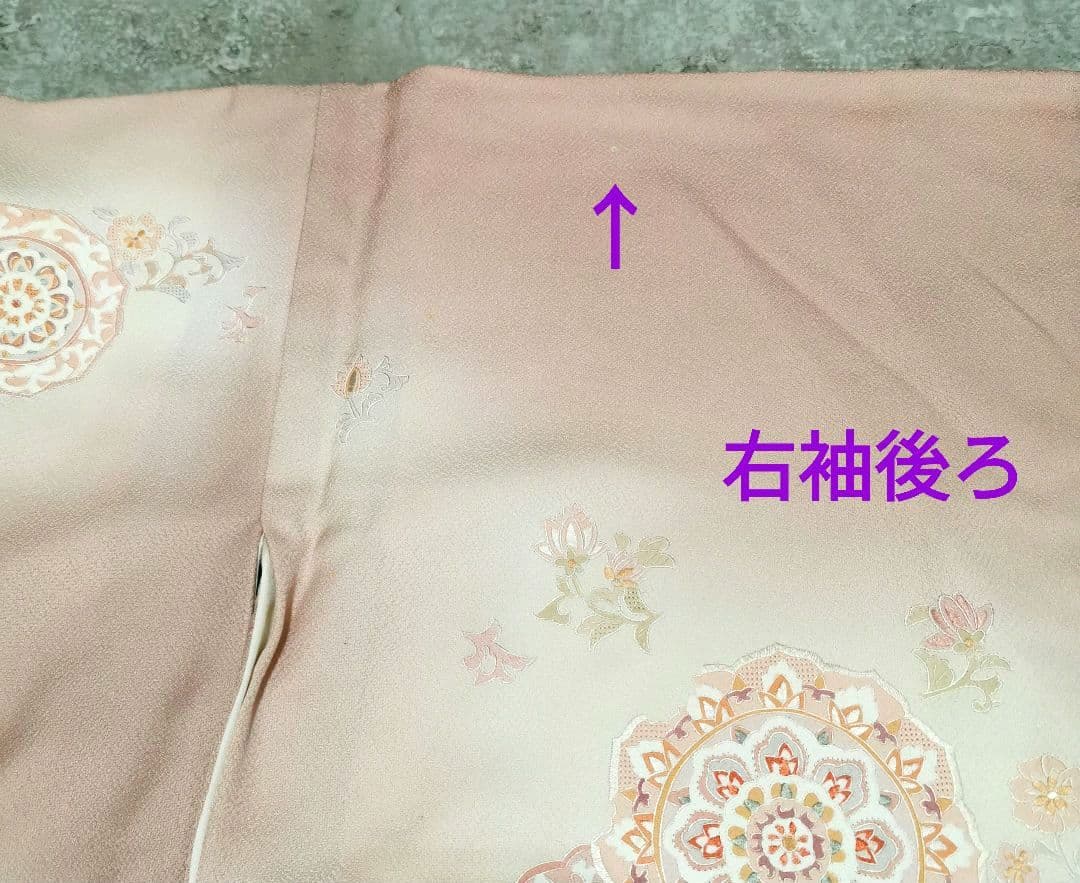 【蘇州刺繍】総刺繍 と豪華染め 付け下げ