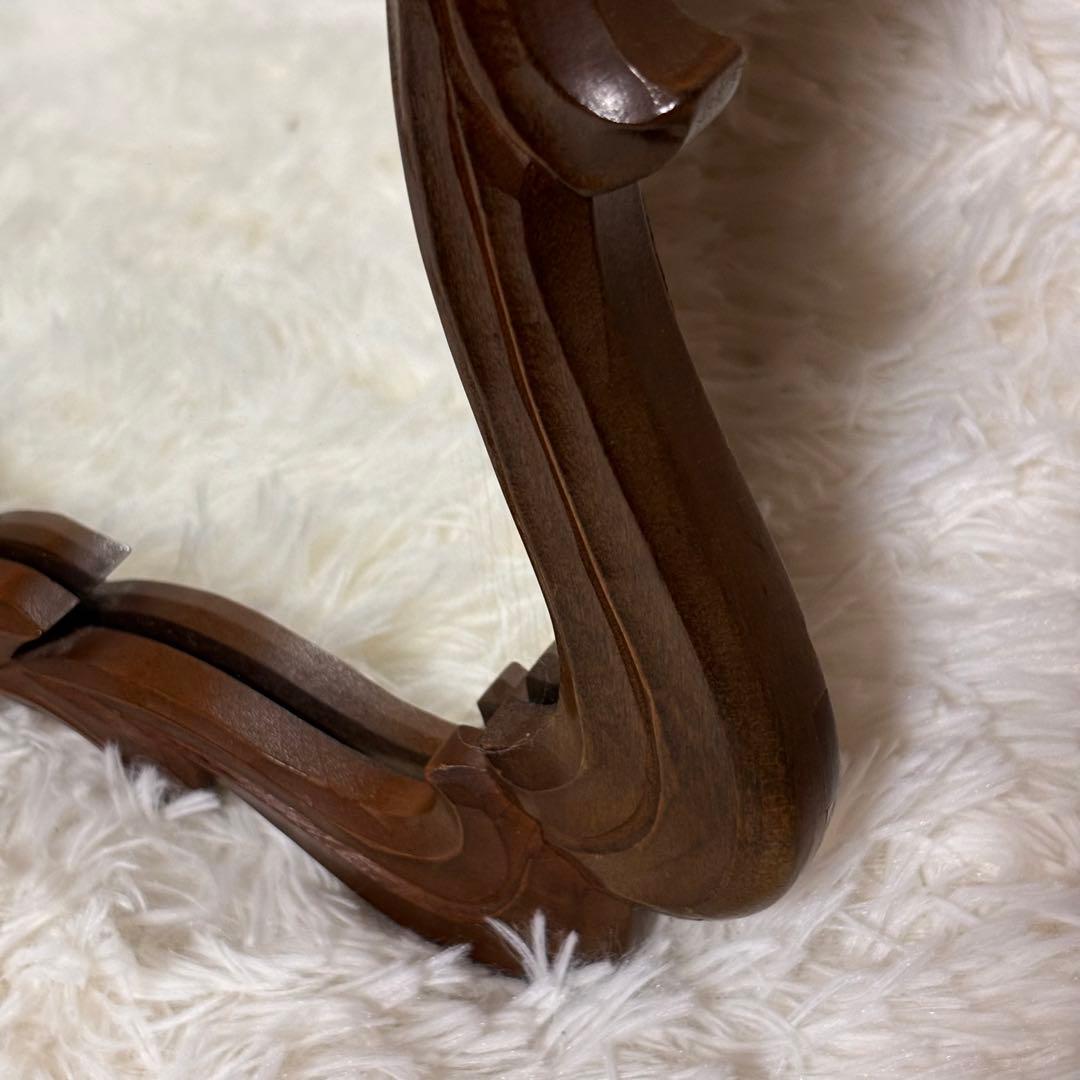 ビンテージ ウォールミラー 鏡 木枠ミラー 壁掛け 立て掛け 彫刻 アンティーク