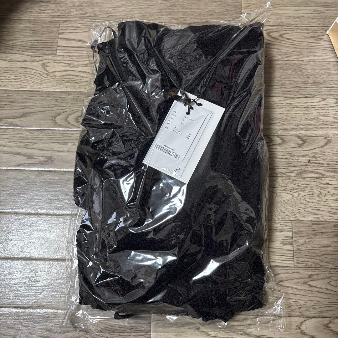 アメリMEDI RUFFLE KNIT ROMPERSブラックM新品未使用品