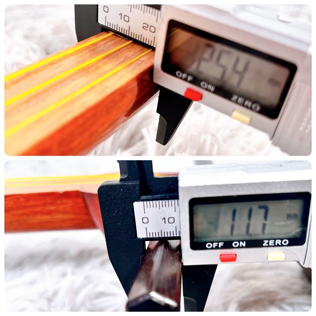 【希少】長唄三味線　細棹　花梨　丸打胴　天神欠けなし　皮破れなし　合金