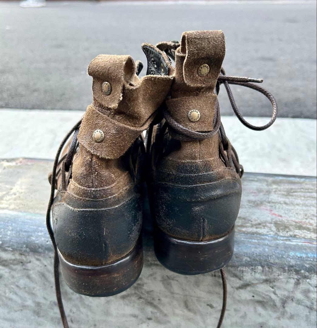 k*門様 DOLCE&GABBANA スエードブーツ y2k 8 1/2 27.