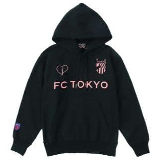 新品　FC東京×BLACKPINK ブラック ロゴ フーディ　Lサイズ
