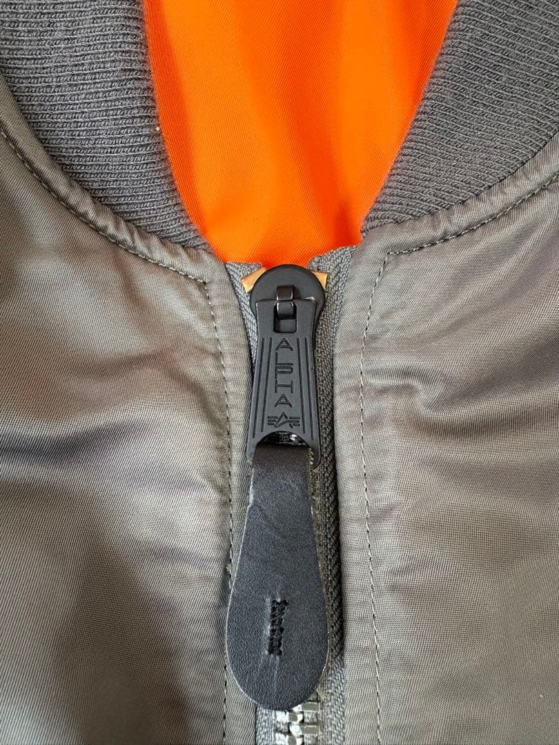 【希少！美品】ALPHA MA-1フライトジャケット カーキ Mサイズ