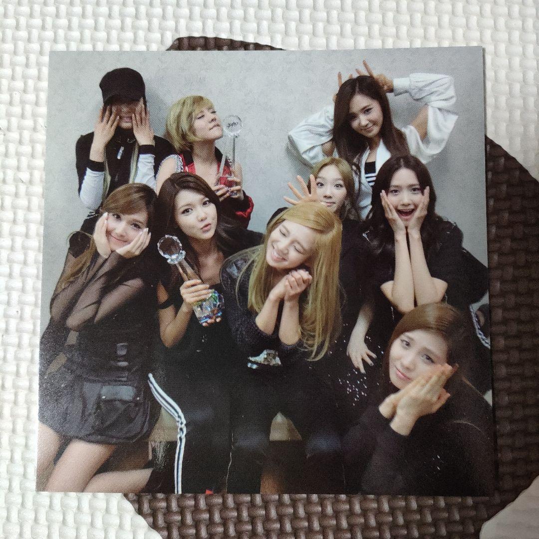 レア ◆ 少女時代 【 Mr.TAXI 】 タイ盤CD封入 大判トレカ 全員