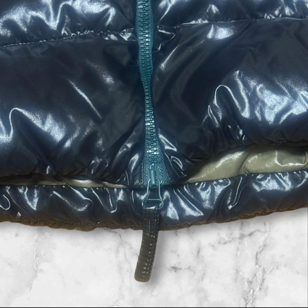 DUVETICA デュベティカ FEBEダウンベスト フード40 光沢 黒 美品