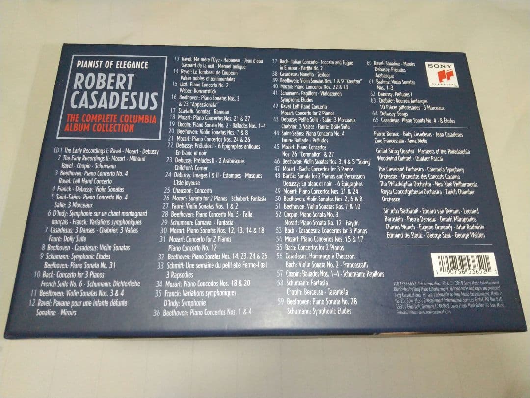 ロベール・カサドシュ 完全コレクション 65CD