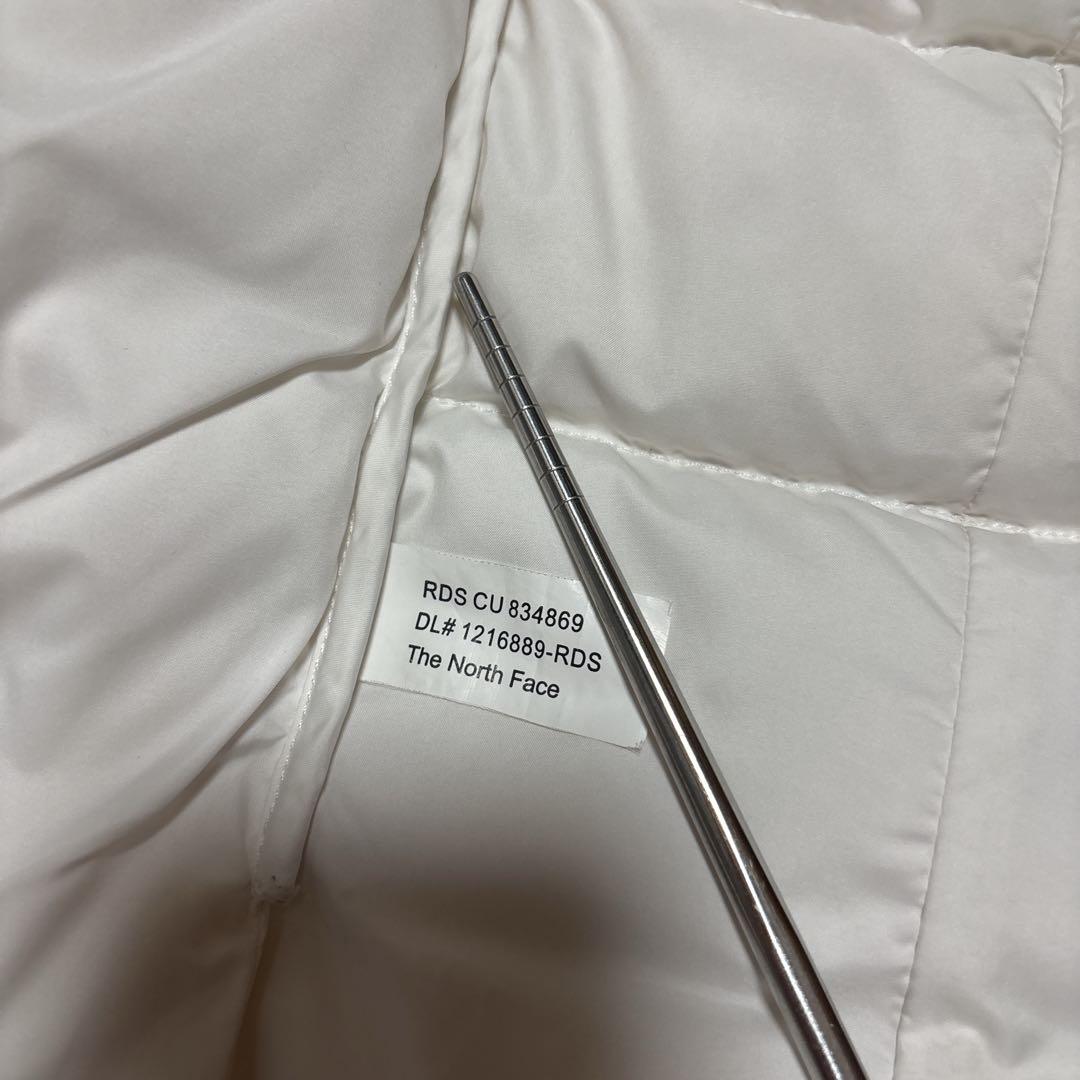 極美品☆ ノースフェイス ヌプシダウンベスト 700FPレディースXS ホワイト
