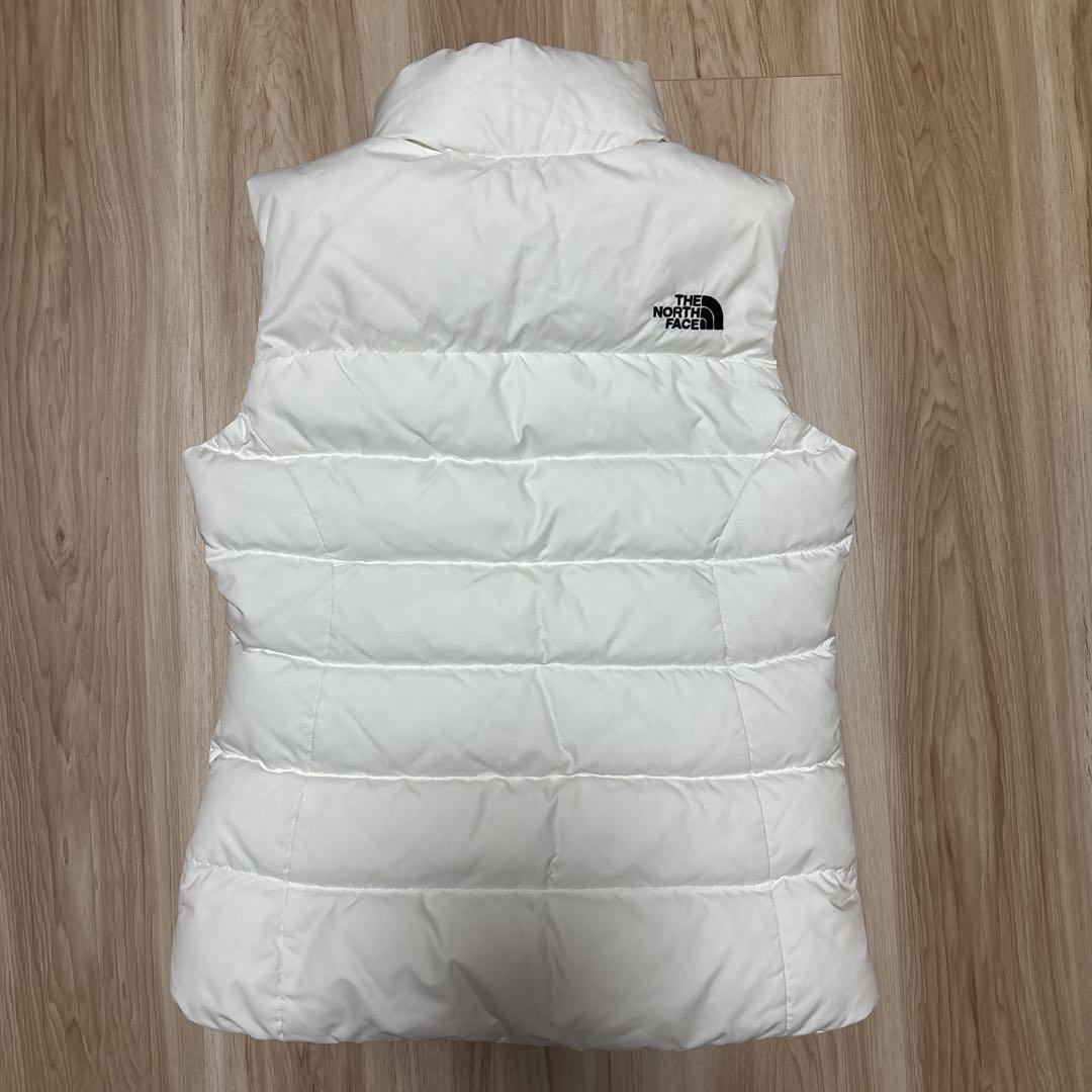 極美品☆ ノースフェイス ヌプシダウンベスト 700FPレディースXS ホワイト