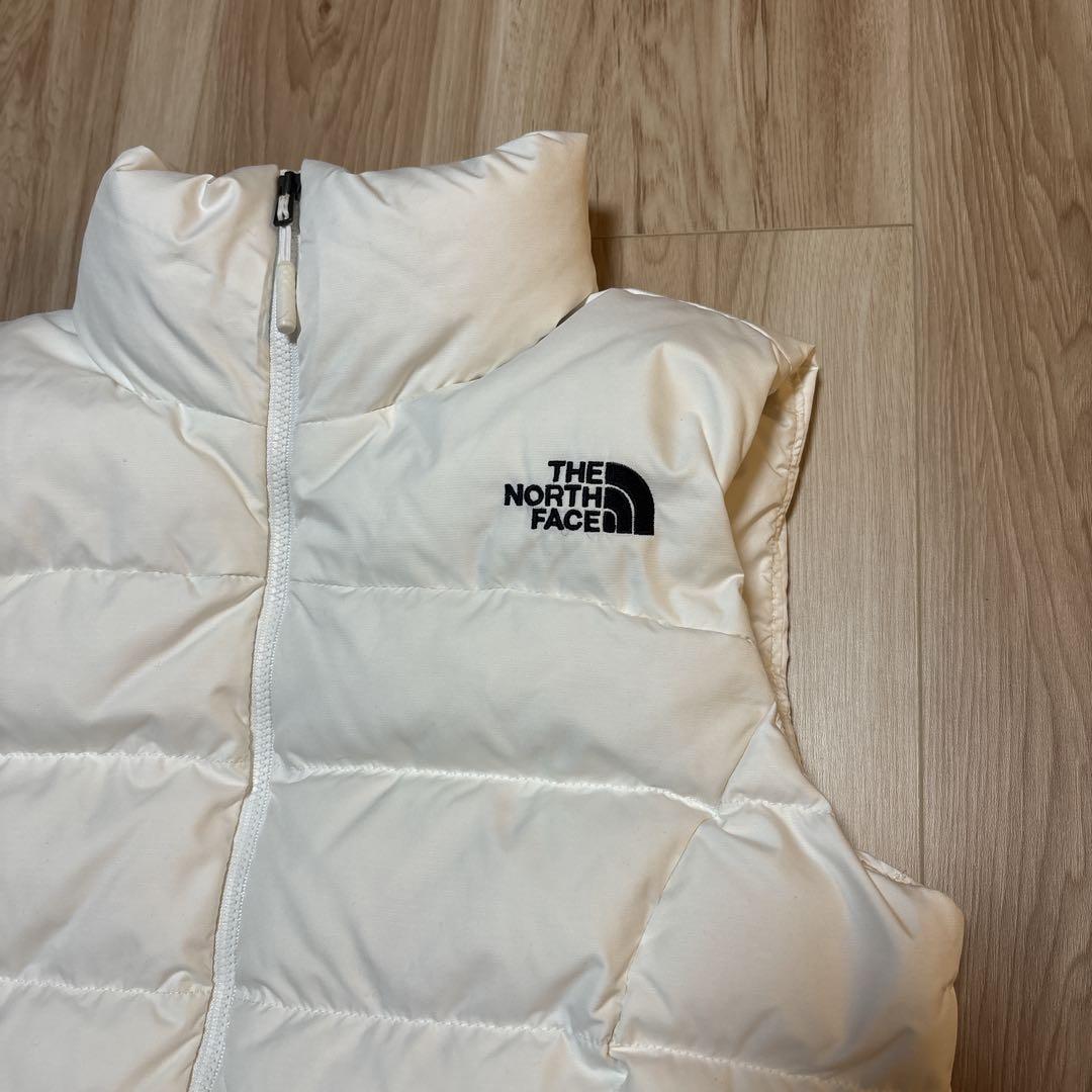 極美品☆ ノースフェイス ヌプシダウンベスト 700FPレディースXS ホワイト