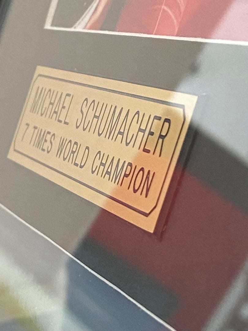 ミハエル・シューマッハ サイン入り写真