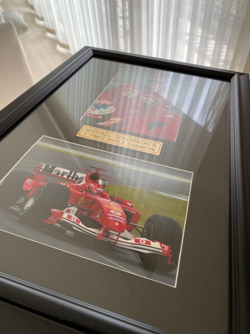 ミハエル・シューマッハ サイン入り写真