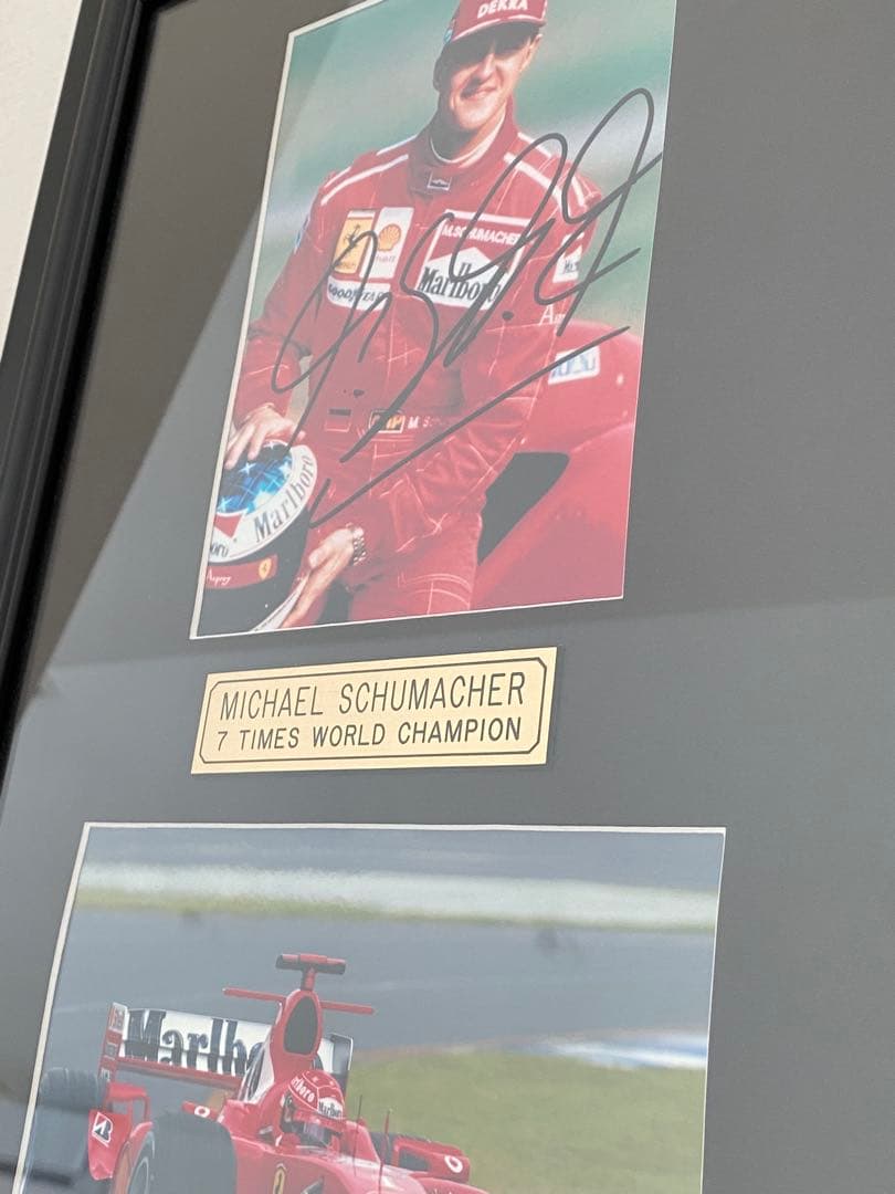 ミハエル・シューマッハ サイン入り写真