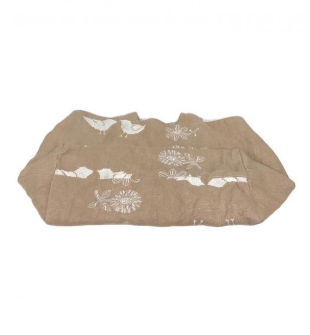 ミナペルホネン　パニーニバッグ　tori-to-hana ベージュ