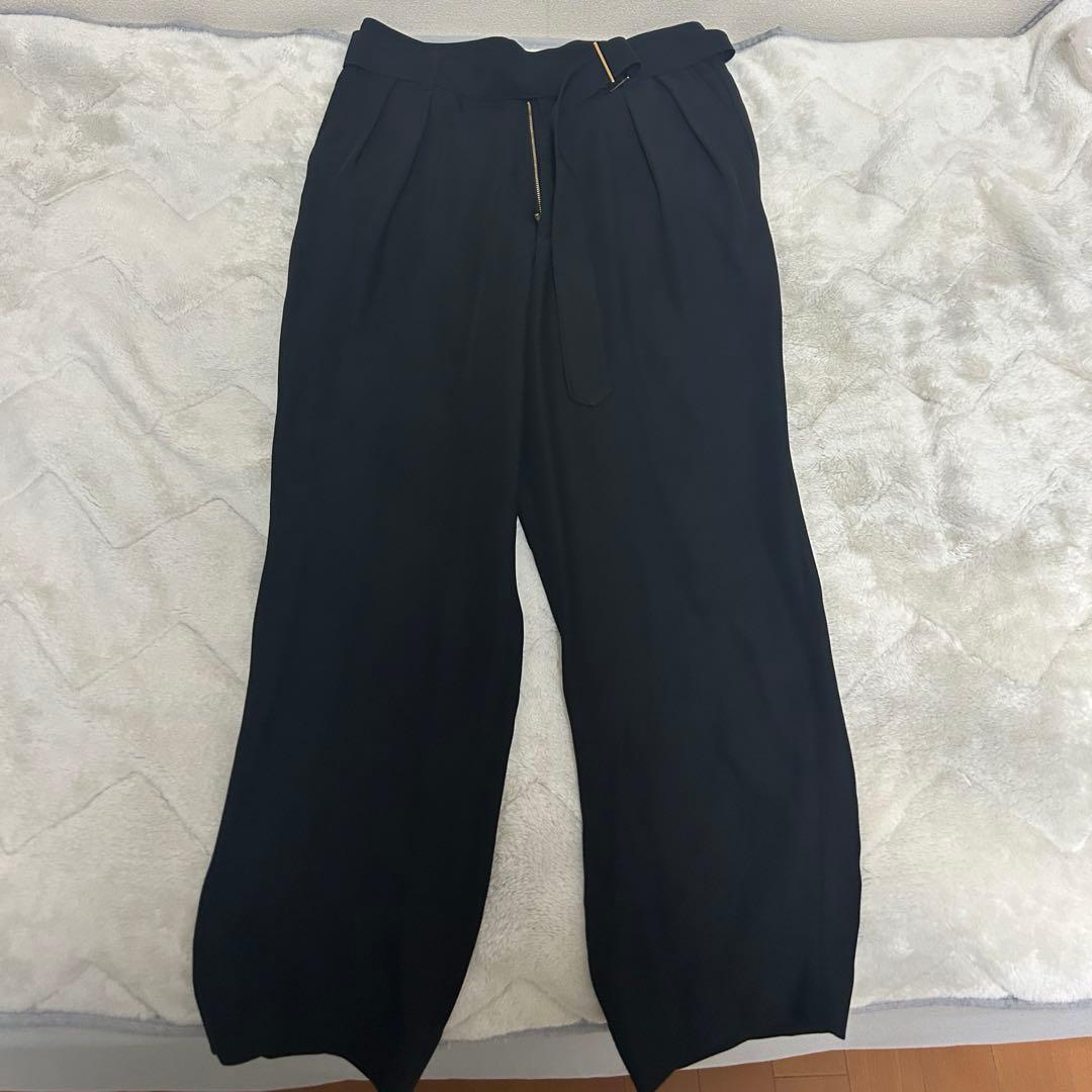 CULLNI セットアップ　パンツ　黒2