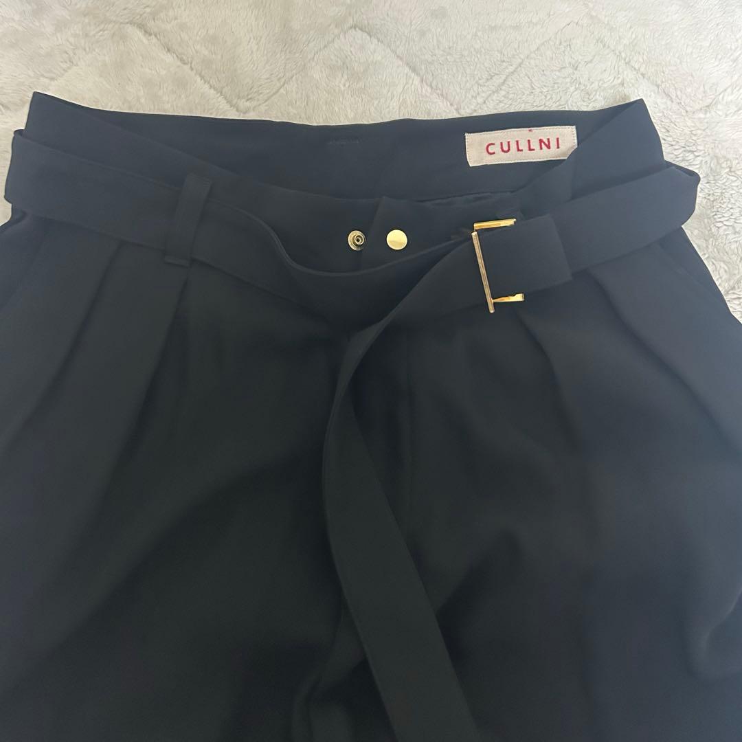 CULLNI セットアップ　パンツ　黒2