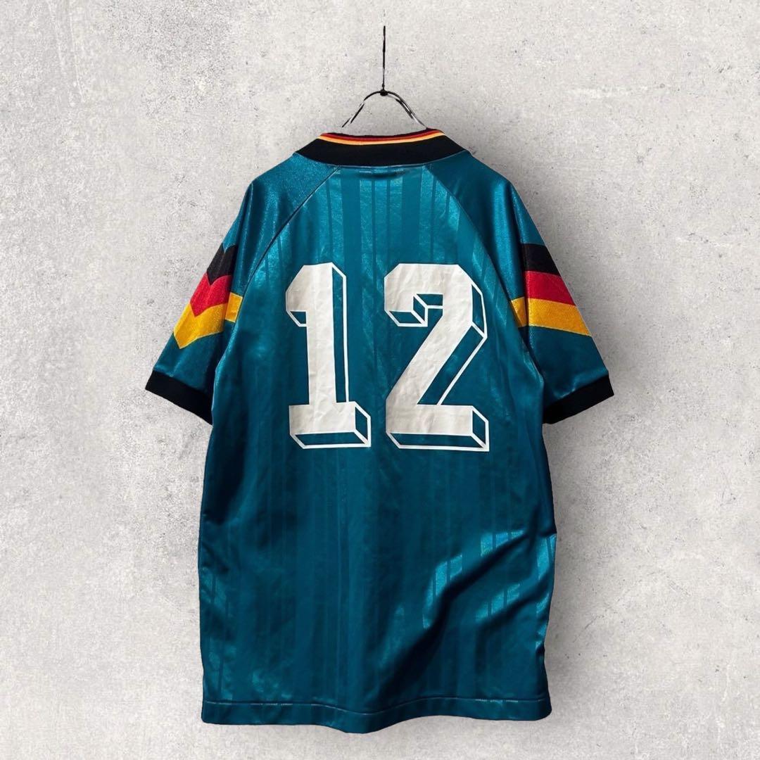90s adidas アディダス ドイツ ゲームシャツ サッカー ユニフォーム
