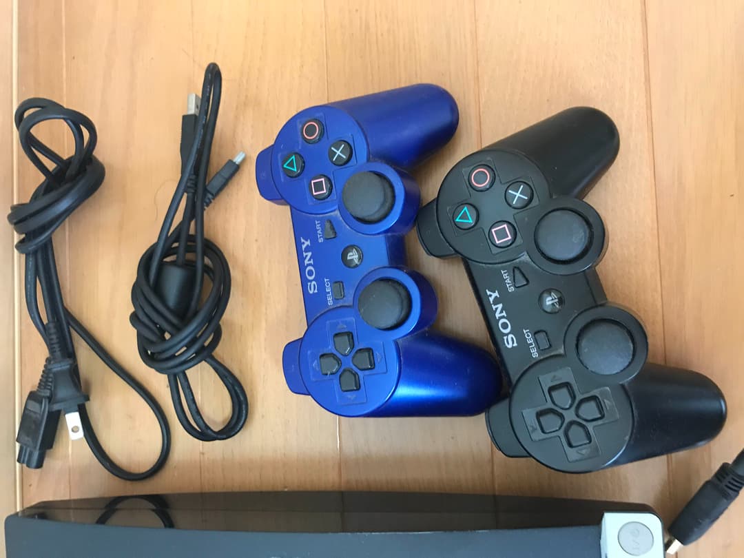 PS3 本体、コード、リモコン