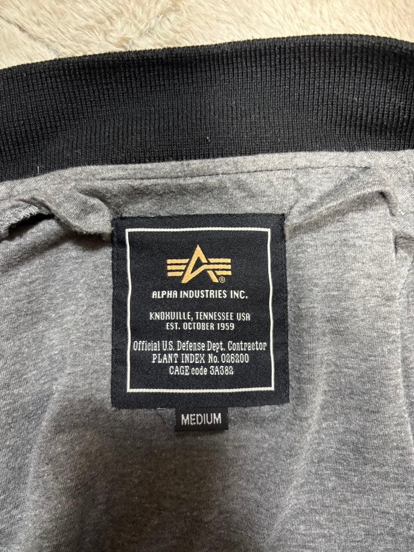 ALPHA INDUSTRIES MA-1 フライトジャケット M ブラック