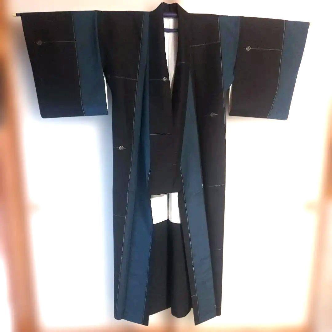 紬　簪柄　粋　格好いい　平打ちかんざし　トールサイズ