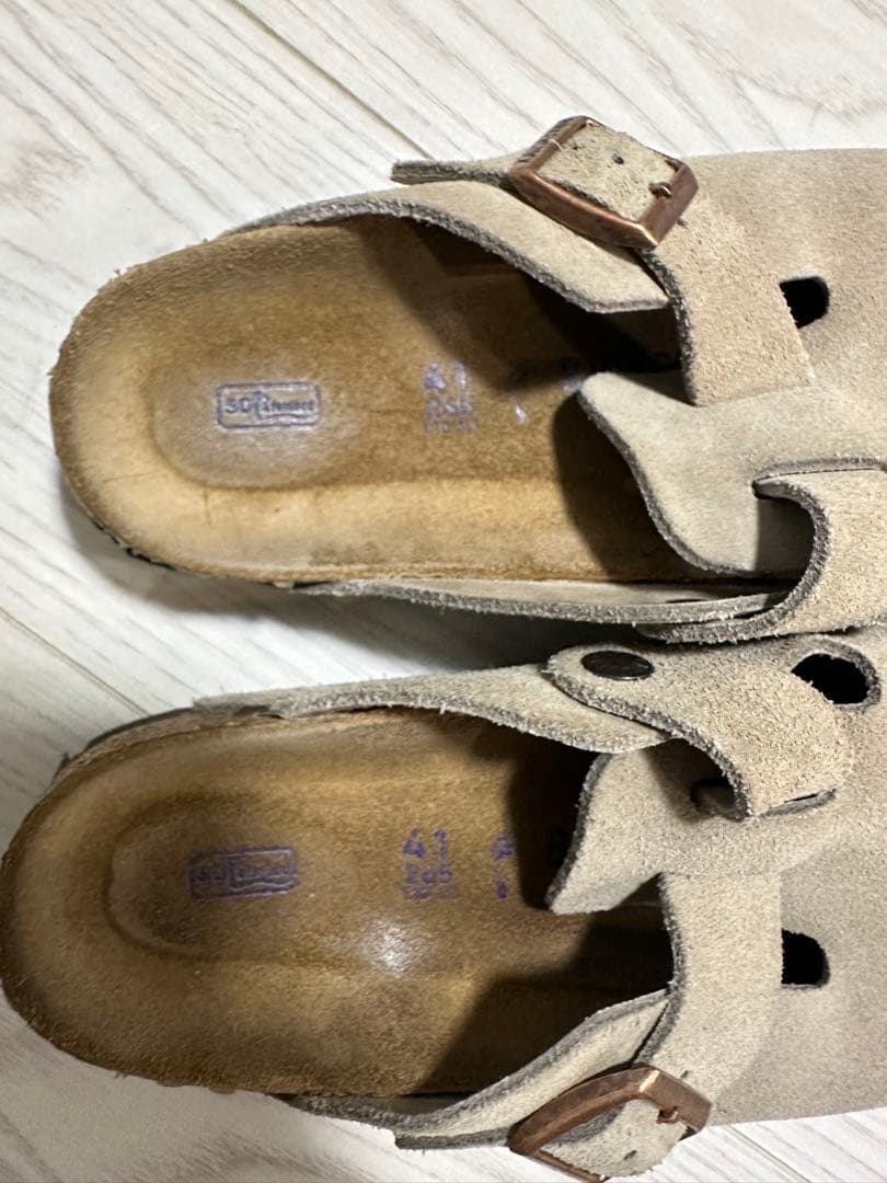 BIRKENSTOCK ビルケン　ボストン　スエード 41 (26.5)