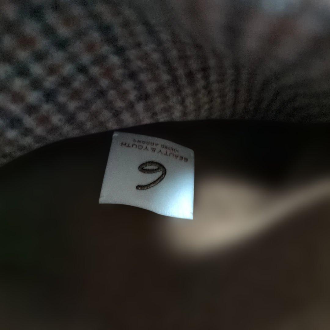 6(ROKU) BEAUTY&YOUTH リバーコート ブラウン 38