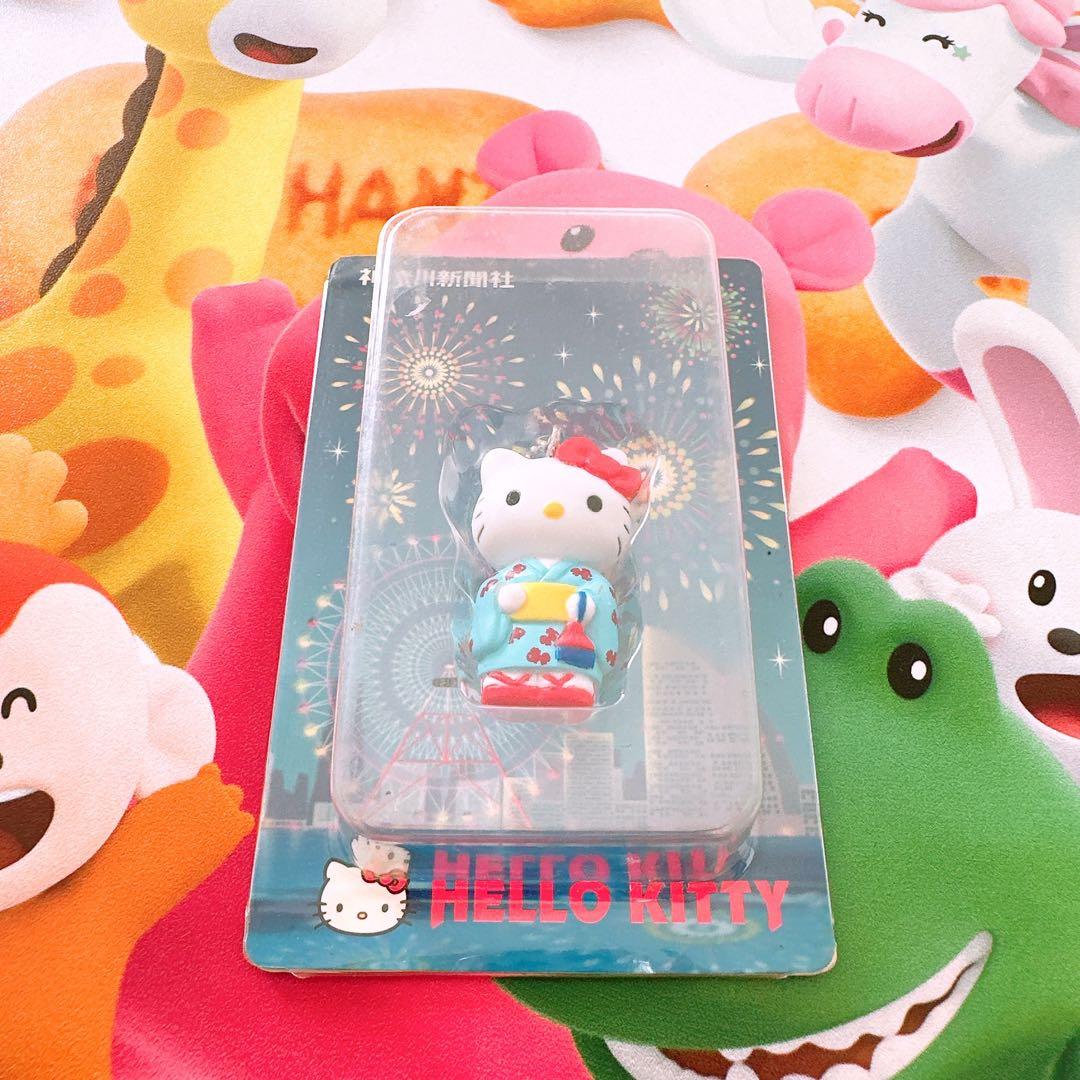 サンリオ　ハローキティ　読売新聞社　花火大会　浴衣キティ　ストラップ