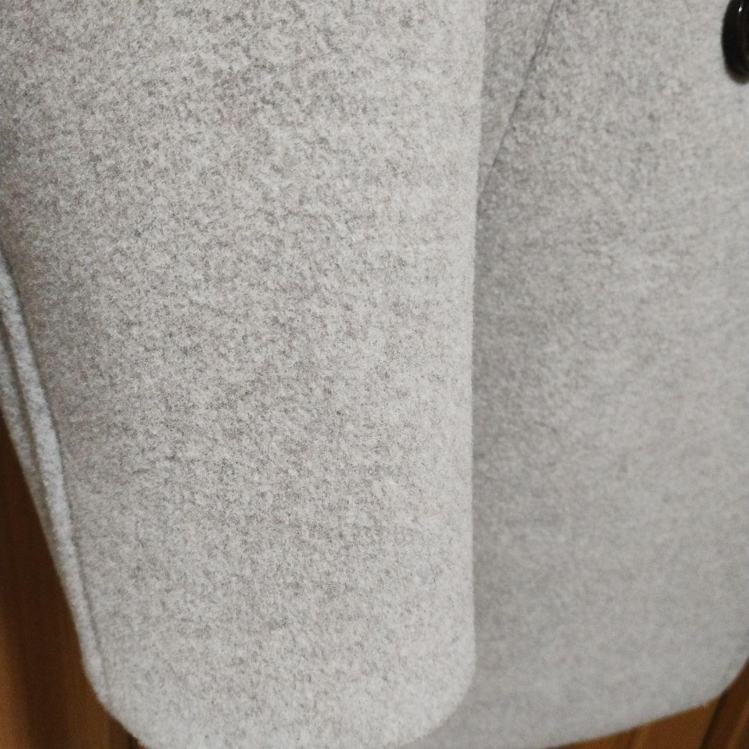 【NOBLE】ノーブル MTR ビッグカラー Pコート ベージュ 36