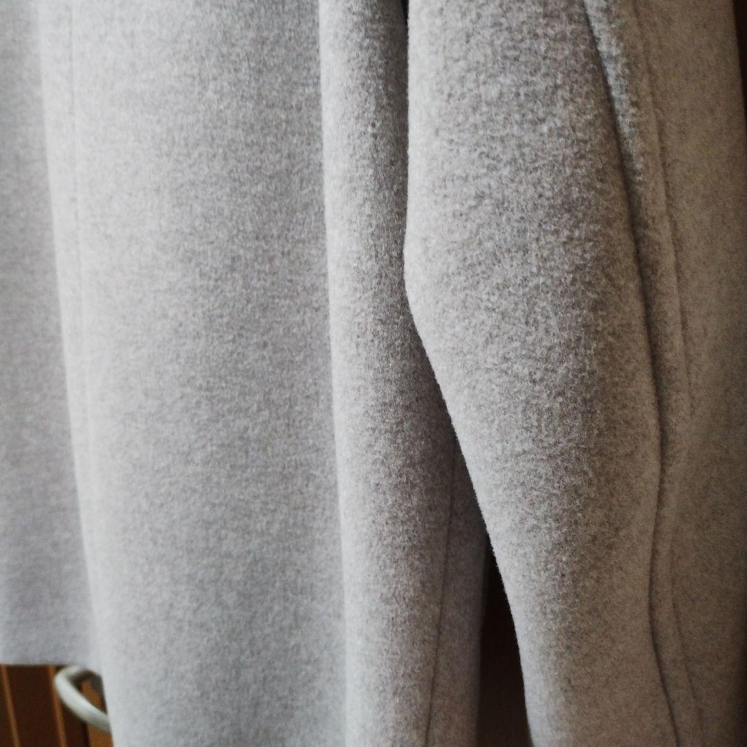 【NOBLE】ノーブル MTR ビッグカラー Pコート ベージュ 36