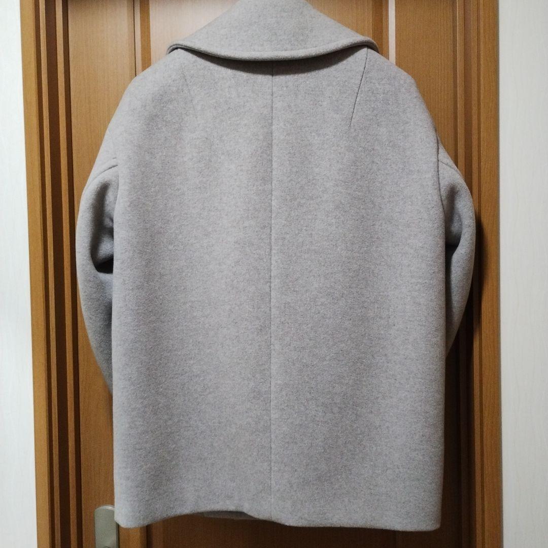 【NOBLE】ノーブル MTR ビッグカラー Pコート ベージュ 36