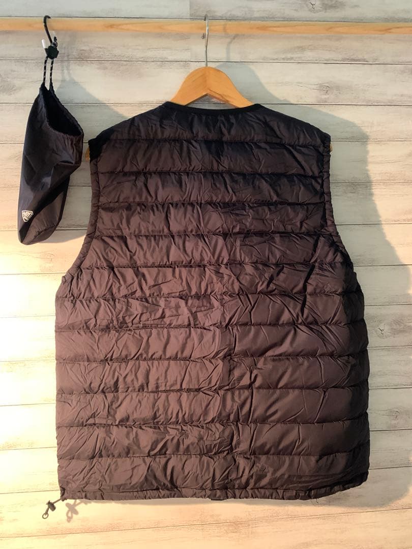 美品 DANTON Crewneck Down Black L