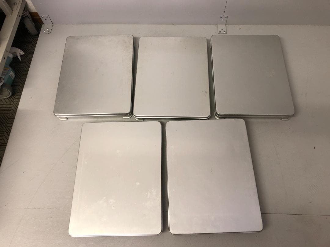 5個ふた付　アカオアルミ　硬質アルミ　システムバット　餃子バット　大50　⑵