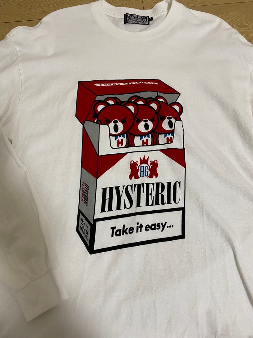 ヒステリックグラマー　ベア　ロンT タバコ