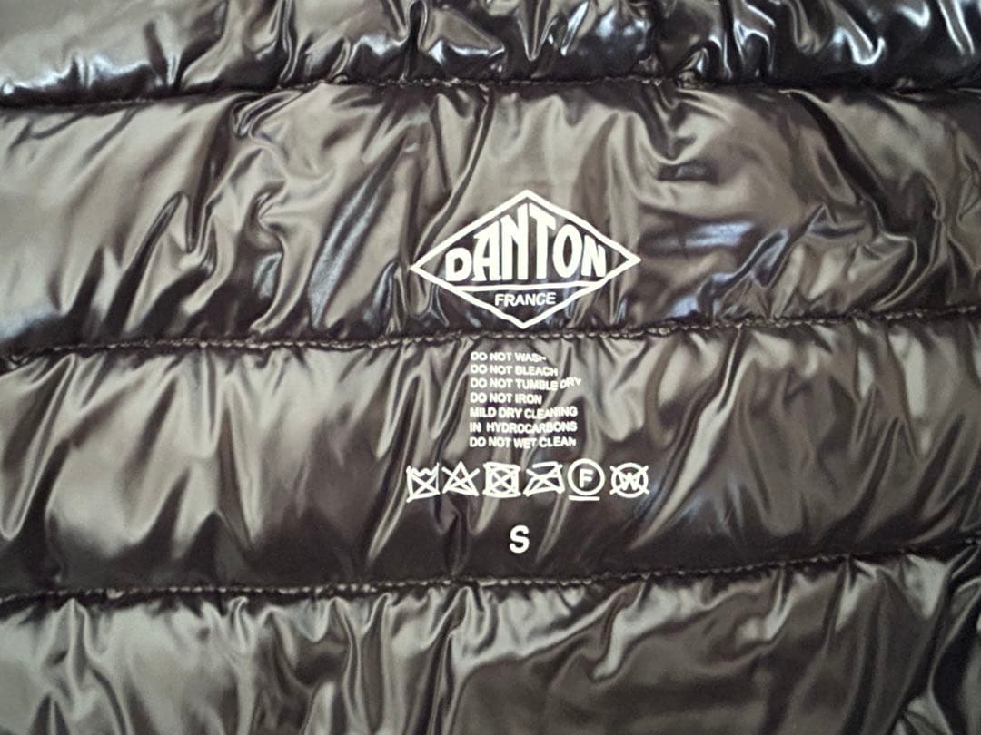 DANTON ダントン　ダウンベスト　ブラック Sサイズ　新品未使用品