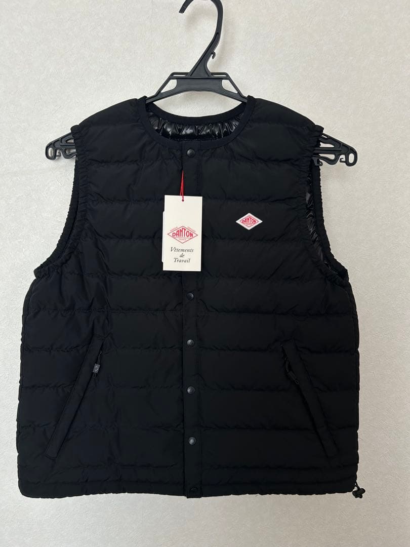 DANTON ダントン　ダウンベスト　ブラック Sサイズ　新品未使用品