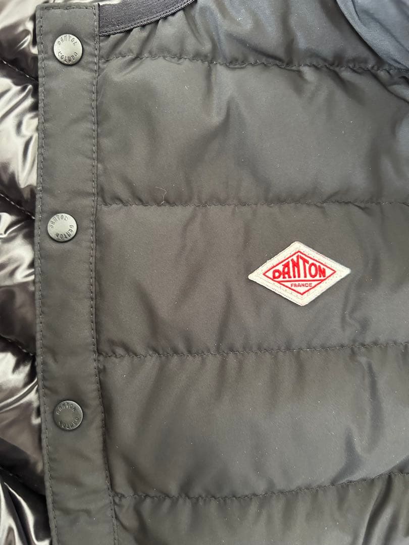 DANTON ダントン　ダウンベスト　ブラック Sサイズ　新品未使用品