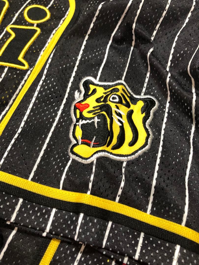 美品　阪神タイガース　応援　ユニフォーム　　藤浪　19 風神雷神