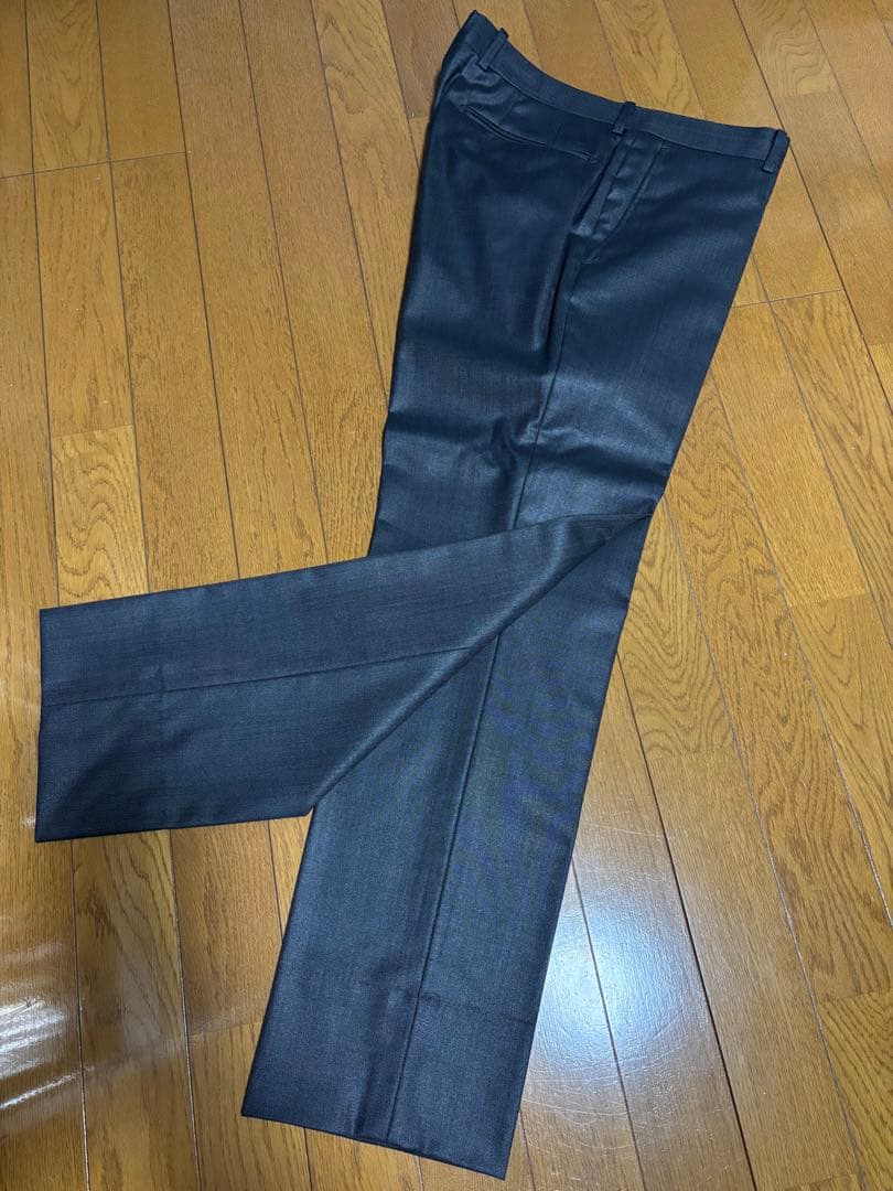 【美品】MODE RITORNO スリーピース スーツ グレー光沢 L 175