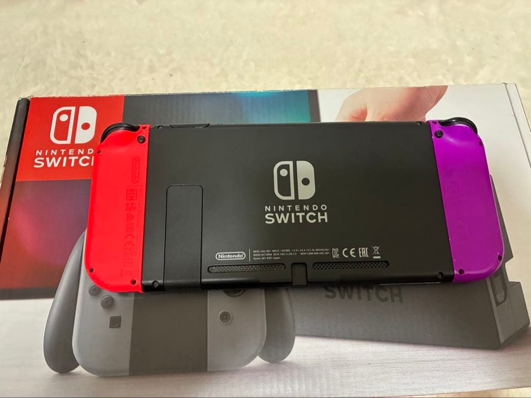 Nintendo Switch 本体 赤/紫 ジョイコン　マリオギャラクシー