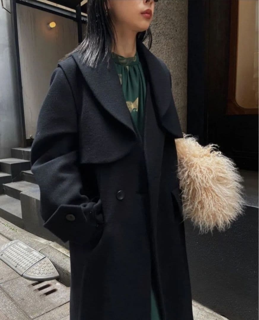 Ameri　UND VEST SET WOOL COAT vintage