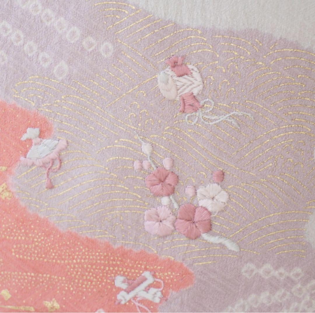 訪問着　4点フルセット 280B 正絹 七五三 お宮参り 結婚式