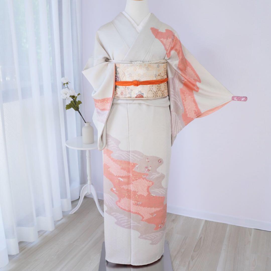 訪問着　4点フルセット 280B 正絹 七五三 お宮参り 結婚式