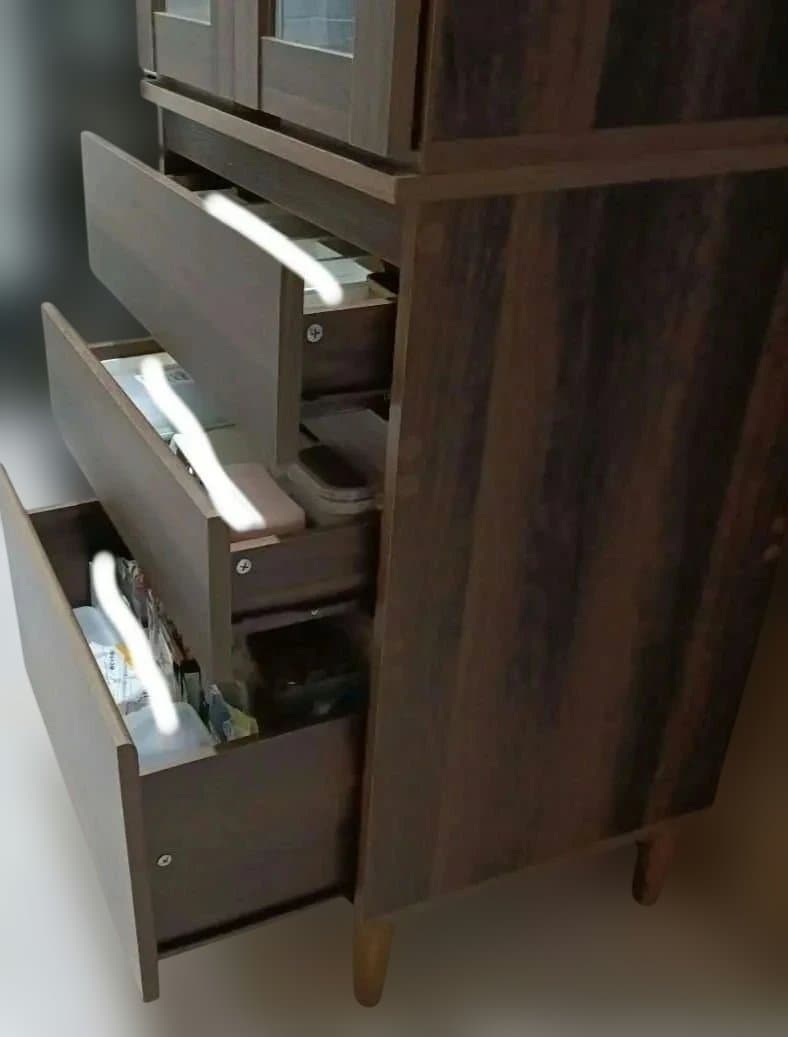 と*ん様 食器棚 幅60 引き出しタイプ