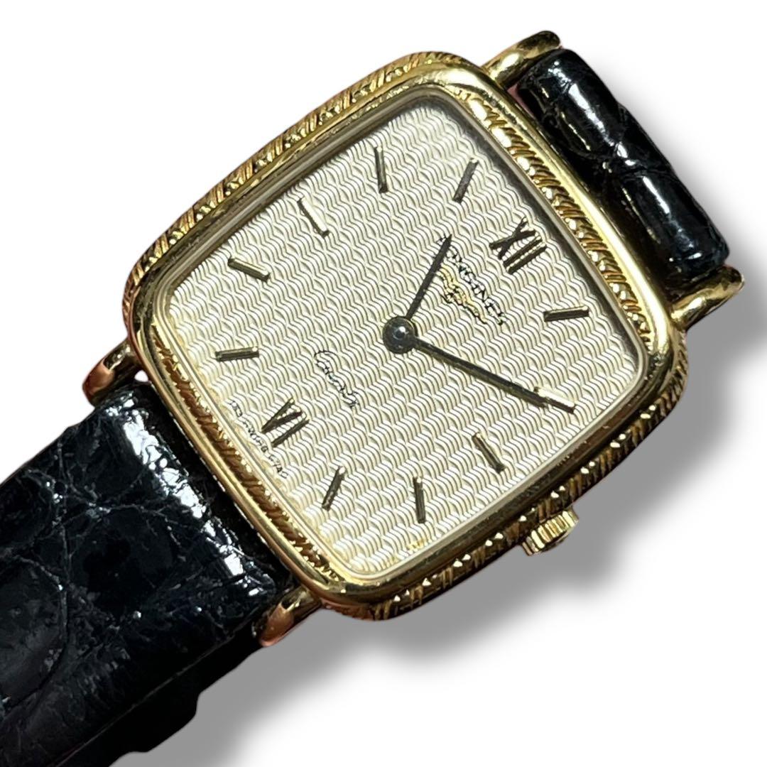 希少 稼動品 LONGINES レディース スクエア型 80年代