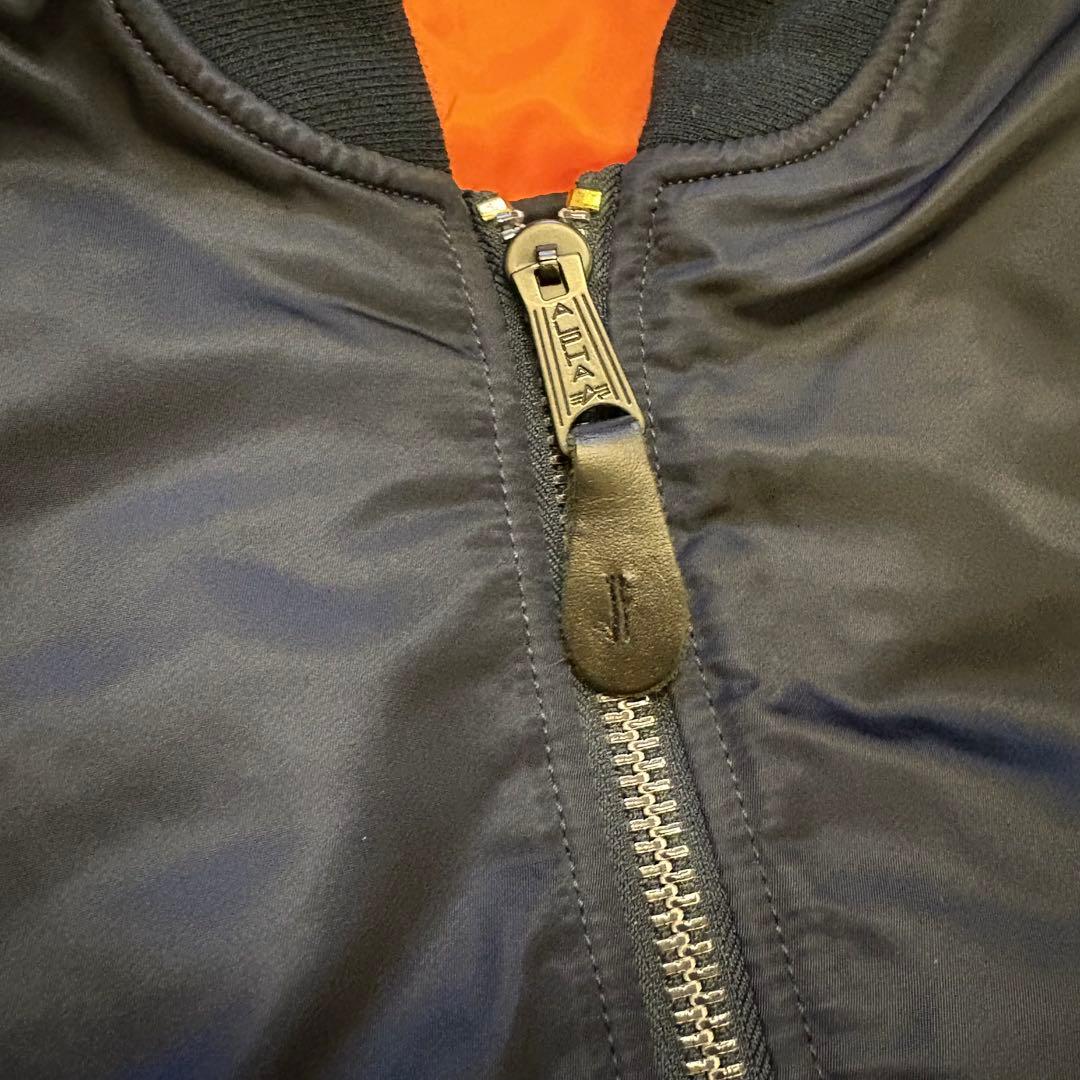 ALPHA MA-1 フライトジャケット ネイビー M コアスペック