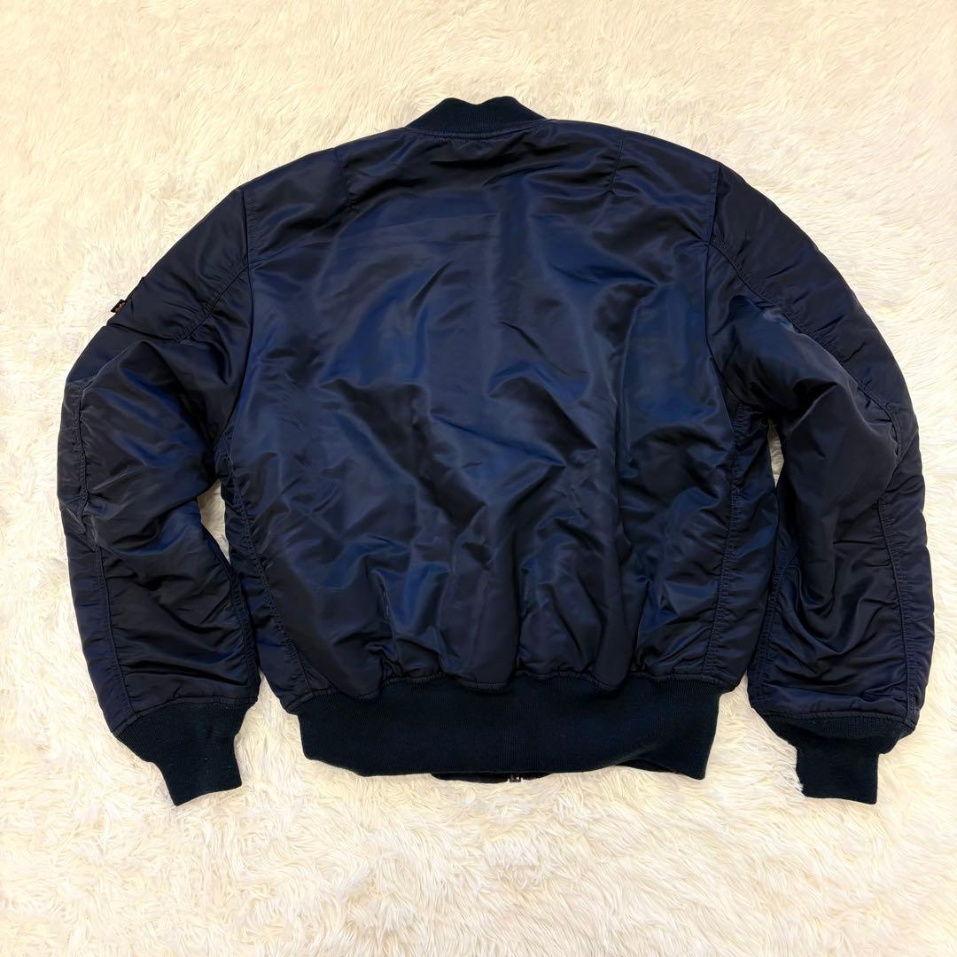 ALPHA MA-1 フライトジャケット ネイビー M コアスペック