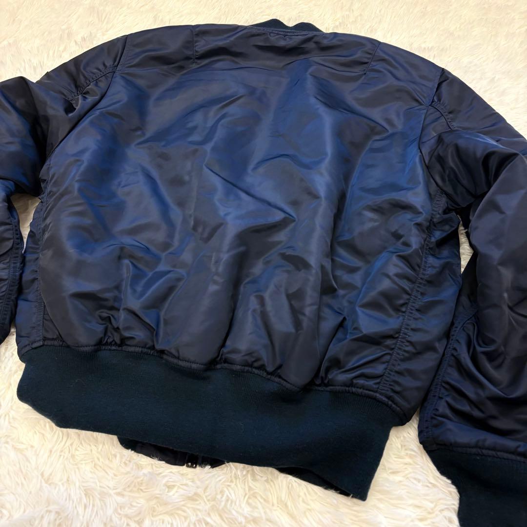 ALPHA MA-1 フライトジャケット ネイビー M コアスペック