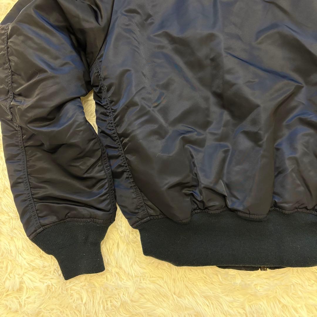 ALPHA MA-1 フライトジャケット ネイビー M コアスペック